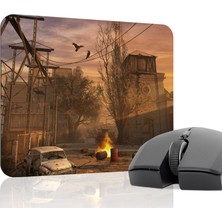 mousepad bastir Stalker Kaymaz Dikişli Kauçuk Oyuncu Mousepad V4 - 22X18 Gaming Mouse Pad Fare Altlığı