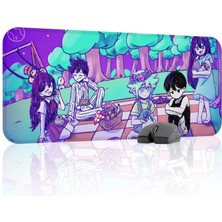 mousepad bastir Omori Kaymaz Dikişli Kauçuk Oyuncu Mousepad V2 - 70X30 Xl Gaming Mouse Pad Fare Altlığı