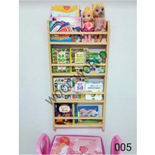 Özgürce Ahşap Montessori Çocuk Odası Eğitici Kitaplık, Şık ve Işlevsel Tasarım