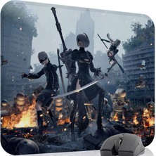 mousepad bastir Nier: Automata Kaymaz Dikişli Kauçuk Oyuncu Mousepad V4 - 48X40 Xl Gaming Mouse Pad Fare Altlığı