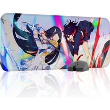 mousepad bastir Kill La Kill Kaymaz Dikişli Kauçuk Oyuncu Mousepad V2 - 70X30 Xl Gaming Mouse Pad Fare Altlığı