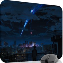 mousepad bastir Kimi No Na Wa Kaymaz Dikişli Kauçuk Oyuncu Mousepad V1 - 48X40 Xl Gaming Mouse Pad Fare Altlığı