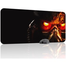 mousepad bastir Killzone Kaymaz Dikişli Kauçuk Oyuncu Mousepad V1 - 90X40 Xxl Gaming Mouse Pad Fare Altlığı