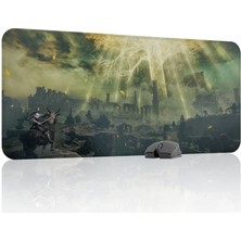 mousepad bastir Elden Ring Kaymaz Dikişli Kauçuk Oyuncu Mousepad V5 - 90X40 Xxl Gaming Mouse Pad Fare Altlığı
