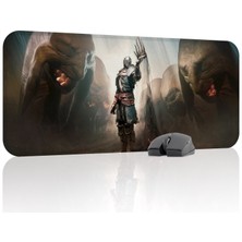 mousepad bastir Dark Souls Kaymaz Dikişli Kauçuk Oyuncu Mousepad V4 - 70X30 Xl Gaming Mouse Pad Fare Altlığı