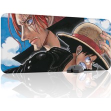 mousepad bastir One Piece Kaymaz Dikişli Kauçuk Oyuncu Mousepad V3 - 90X40 Xxl Gaming Mouse Pad Fare Altlığı