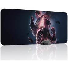 mousepad bastir Tekken Kaymaz Dikişli Kauçuk Oyuncu Mousepad V2 - 90X40 Xxl Gaming Mouse Pad Fare Altlığı