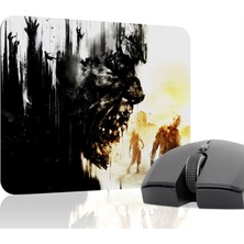 mousepad bastir Dying Light Kaymaz Dikişli Kauçuk Oyuncu Mousepad V1 - 22X18 Gaming Mouse Pad Fare Altlığı