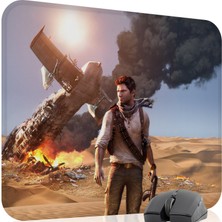 mousepad bastir Uncharted Kaymaz Dikişli Kauçuk Oyuncu Mousepad V1 - 48X40 Xl Gaming Mouse Pad Fare Altlığı