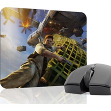 mousepad bastir Uncharted Kaymaz Dikişli Kauçuk Oyuncu Mousepad V4 - 22X18 Gaming Mouse Pad Fare Altlığı