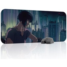 mousepad bastir Ghost In The Shell Kaymaz Dikişli Kauçuk Oyuncu Mousepad V4 - 70X30 Xl Gaming Mouse Pad Fare Altlığı
