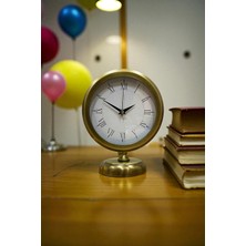 Çetiner Group Retro Eskitme Metal 25 x 20 cm Masa Saati