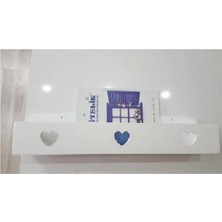 Özgürce Sevimli Kalpli Montessori Kitaplık Rafı, Çocuklar Için Renkli ve Şık Tasarım