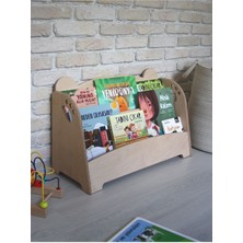 Özgürce Doğal Ahşap Montessori Kitaplık Çocuk ve Bebek Odası Düzeni