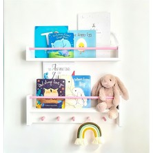 Özgürce 40 cm 2’li Mdf’lam Montessori Raf ve Kitaplık Seti, Şık ve Fonksiyonel