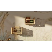 Özgürce Şık ve Fonksiyonel Çok Katmanlı Ahşap Kitaplık Rafı