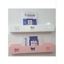 Özgürce Çiftli Ahşap Kurdeleli Montessori Kitaplık Rafı, Şık ve Işlevsel Tasarım