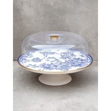 Pinkev Kapaklı Seramik Kek Fanusu