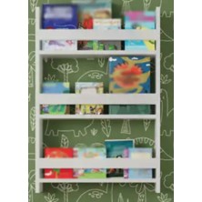 Özgürce Çocuk ve Bebek Odası Için 3 Raflı Şık Kitaplık 60X90 cm