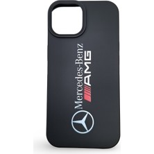 Epro iPhone 15 Uyumlu Mercedes Benz Amg Baskılı Içi Kadife Yüksek Kalite Soft Silikon Kılıf