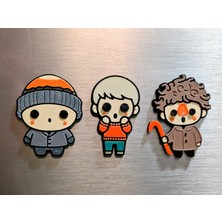 ADA 3D Evde Tek Başına Home Alone Kevin ve Hırsızlar Buzdolabı Magneti