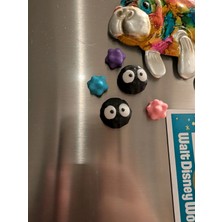 ADA 3D Ruhların Kaçışı Soot Sprite Kömür Cini Konpeito Şekeri Buzdolabı Magneti