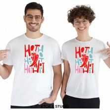 Etoile Chil Unisex %100 Pamuklu Oversize Grafik Baskılı Bisiklet Yaka Tişört
