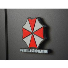 ADA 3D Resident Evil Oyunu Umbrella Corporation Logosu Gamer Hediyesi Buzdolabı Magneti