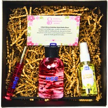 Hsc 8 Mart Kadınlar Günü Hediye Seti – Lüx Siyah Kutulu Bambu Oda Kokusu 100ML + 8ml Ortam Kokusu