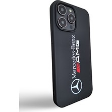 Epro iPhone 15 Pro Uyumlu Mercedes Benz Amg Baskılı Içi Kadife Yüksek Kalite Soft Silikon Kılıf