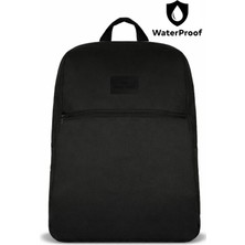 The Modawest Su Geçirmez Fermuar ve Kumaş Detaylı 15.6-16.1 Inç Uyumlu Siyah Sırt Çantası