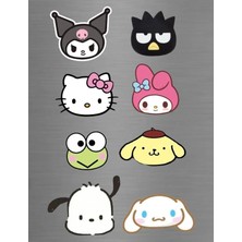 ADA 3D Sanrio Hello Kitty Kuromi My Melody Karakterleri Dekoratif Mutfak Buzdolabı Magneti Süsü