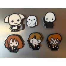 ADA 3D Harry Potter Dobby Hedwig Voldemort Karakterleri Seti Dekoratif Buzdolabı Magneti