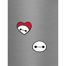 ADA 3D Big Hero 6 Baymax Kalp Tutan Beyaz Robot Karakteri Süs Buzdolabı Magneti