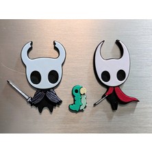 ADA 3D Hollow Knight Oyunu Karakterleri Hornet Şövalye Grub Figürlü Dekoratif Buzdolabı Magneti