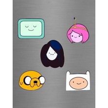 ADA 3D Adventure Time Finn ve Jake Köpek Figürlü Dekoratif Çizgi Film Buzdolabı Magneti
