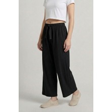 Balkonda Kadın Eşofman Altı Pantolon İnce Kumaş Extra Esnek Bol Kalıp