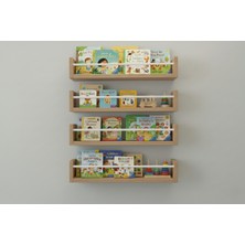 Özgürce 30X4 Çam Mdf Montessori Çocuk Odası Organizer Seti