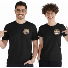 Etoile Studio Vegan Tasarım Unisex %100 Pamuklu Oversize Grafik Baskılı Bisiklet Yaka Tişört
