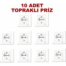 Viko Karre Topraklı Priz (10 Adet)