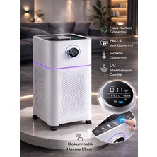 Deanb 3in1 810M³ Hacim Hava Temizleme Nemlendirme Uv Sterilizasyon Makinesi - Sessiz