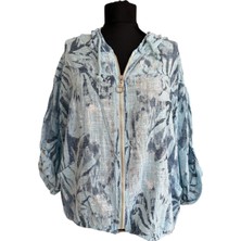 Phuti %100 Coton Desenli Ceket