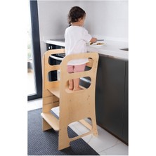 Özgürce Eğitim ve Gelişimi Destekleyen Doğal Ahşap Öğrenme Kulesi