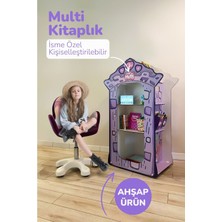 Özgürce Renkli Çok Fonksiyonlu Kız Çocuk Kitaplık, Şık ve Kullanışlı Tasarım