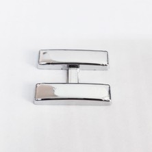 Cemax Eşittir Işareti 3,75 cm Krom Yapışkanlı