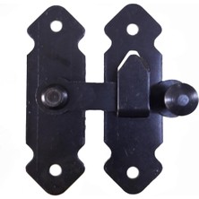 Mestore Fransız Kilidi Bahçe Kapısı Mandalı Siyah - 9996670581080