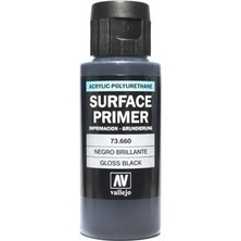 Vallejo 73660 60 Ml. Gloss Black Primer, Astar Model Boyası