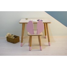 Özgürce Çocuklar Için Eğlenceli Yaz Sil Çalışma Masası ve Sandalye Takımı