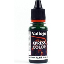 Vallejo 72418 18 Ml. Lizard Green, Xpress Game Color Serisi Model Boyası