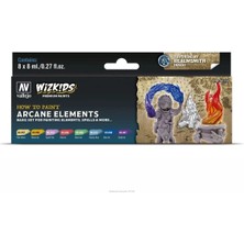 Vallejo 80258 8x8 Ml. Arcane Elements, Wizkits Serisi Model Boyası Seti